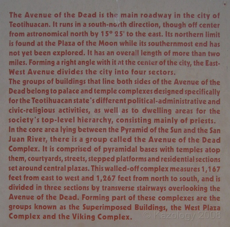 Mexico Pyramids - Mexico City 2009 0225.jpg - A trip to the Teotihuacan area of Mexico to visit the pyramids. A vast complex and a great climb to the top. This was followed by lunch in a cave, then a visit to the historical center of Mexico City. March 2009.